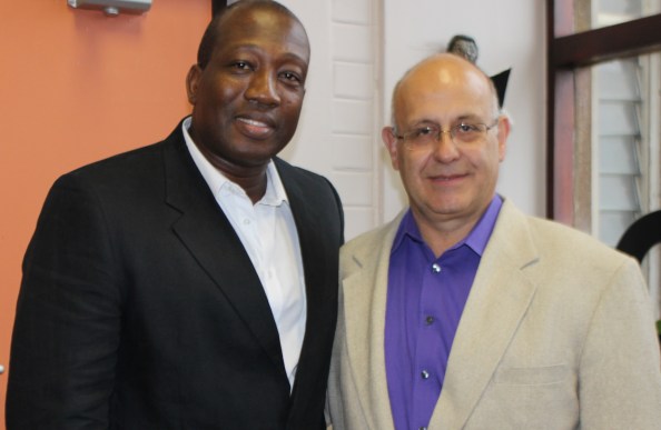 HEARD's New Executive Director, Professor Nana Poku and myself