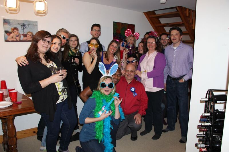 The party at the end of the evening.