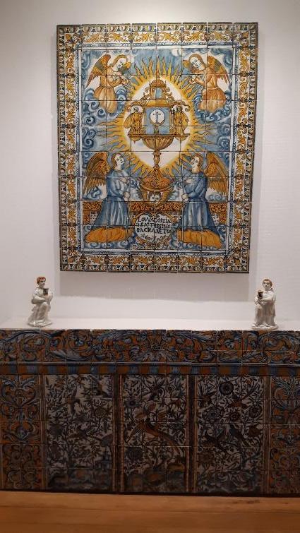 An example of a mosaic from the Mosaic Museum, Lisbon, Portugal