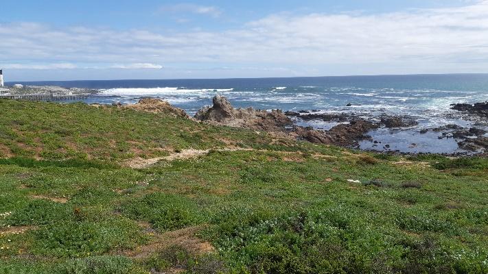 Lambert's Bay, showing the Atlantic ocean.